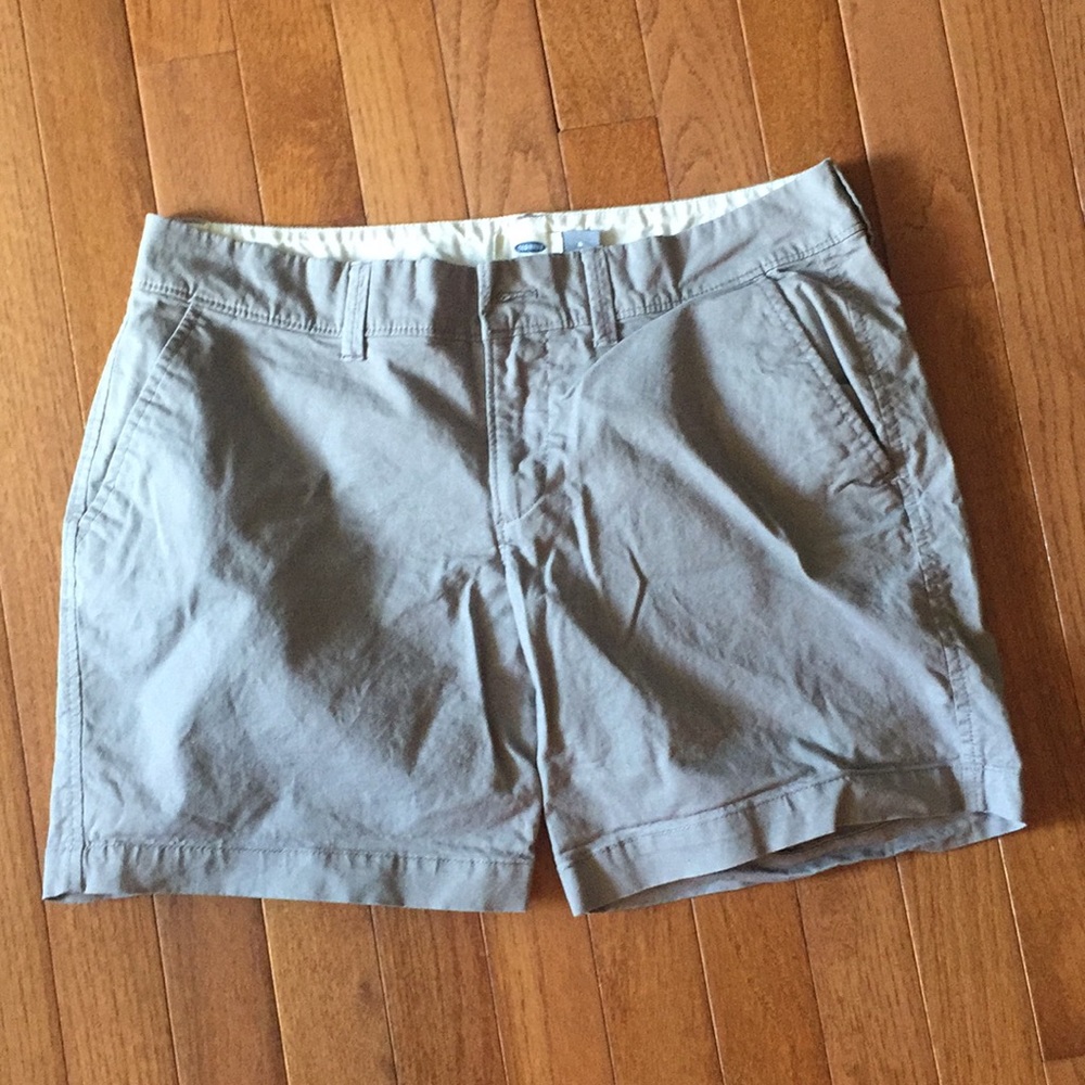 Old Navy sage green shorts.